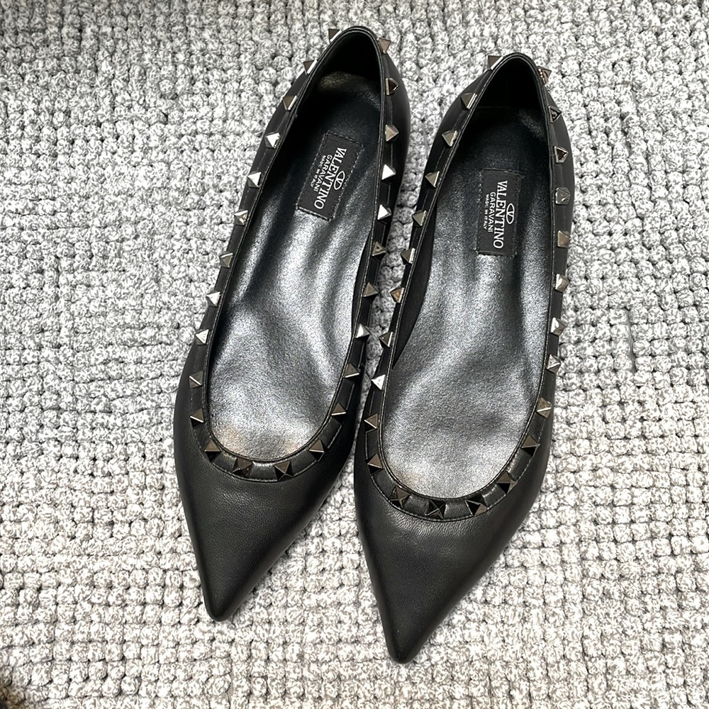 Valentino rockstud ballet flats